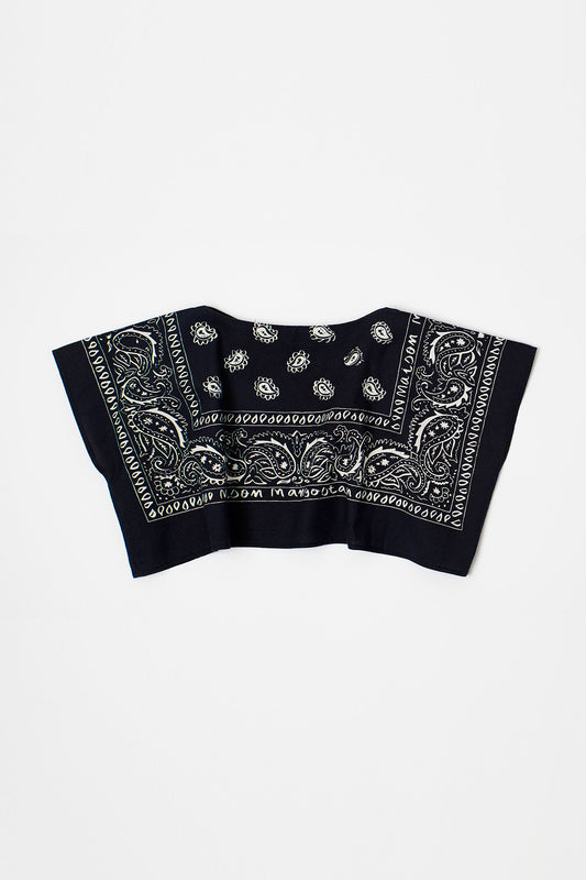 Bandana Top Black