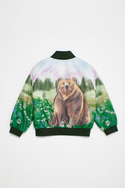 Bear Bomber Green