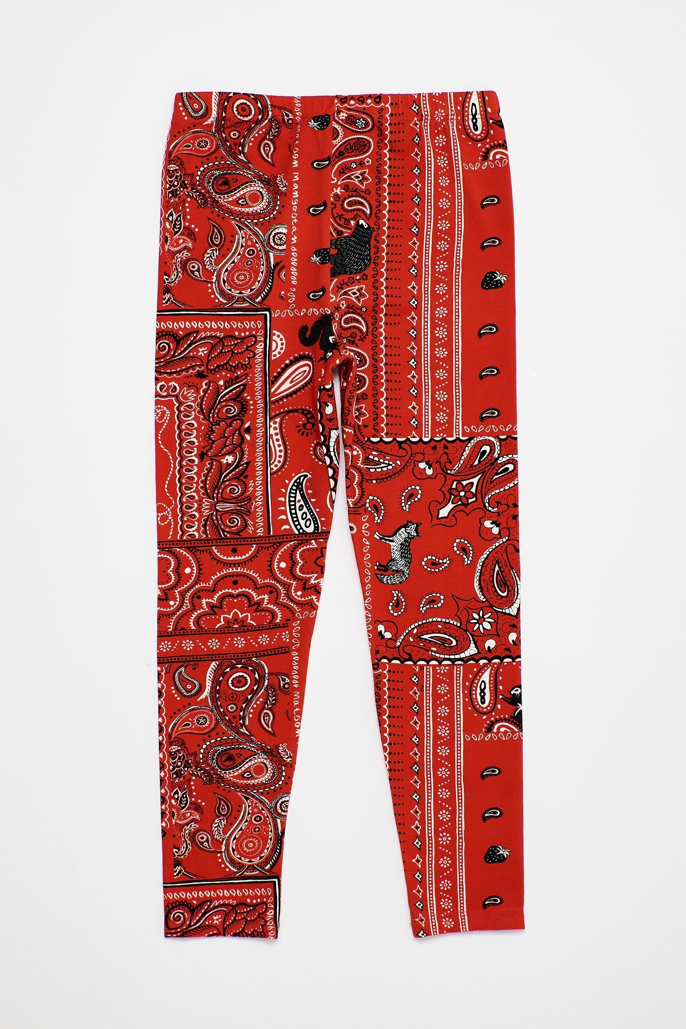 Bandana Leggings Red