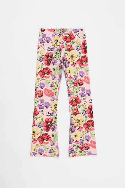 Glitch Flowers Legging